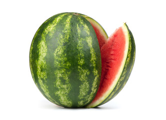 Sliced ripe watermelon