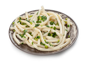 Spaghetti with onion