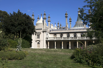 View of the Royal Pavilion in Brighton Sussex