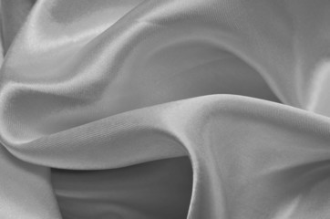 Fototapeta na wymiar Texture gray satin, silk background