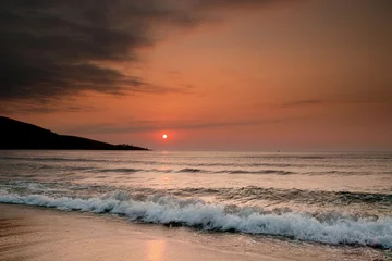 Crédence de cuisine en verre imprimé Mer / coucher de soleil sea sunset