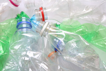 Empty water bottles