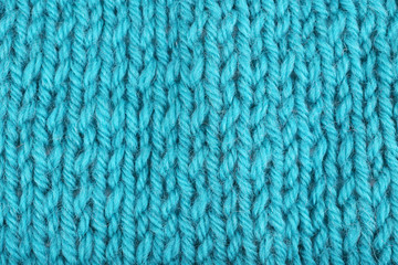 Plakat Knitted fabric background close up