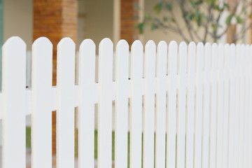 wood white fence