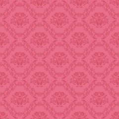 damask seamless floral pattern