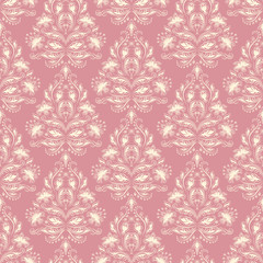 damask seamless floral pattern