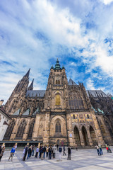 チェコ　聖ヴィート大聖堂　St. Vitus Cathedral　Prague