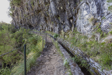 Levada-Wanderung auf Madeira, Portugal