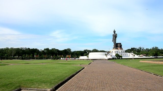 Big Buddha statue image at Phutthamonthon in Nakhon Pathom