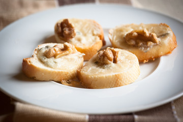 Crostini, italian style appetizers 