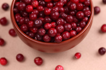 Cranberry in a bowl