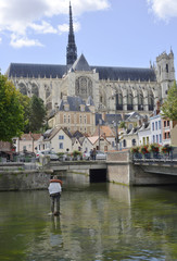 Obraz premium Amiens Kathedral Old Town