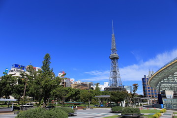 Fototapeta na wymiar TV tower in Nagoya, Japan