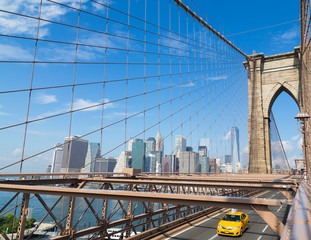 New York City Skyline from Brooklyn Bridge