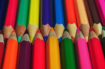 Naklejka premium color pencils