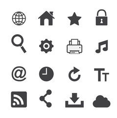 web icon set