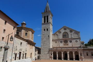 Fototapeta na wymiar cattedrale di Santa Maria Assunta - Spoleto
