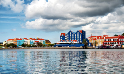 Obraz premium View of Otrobanda district in Willemstad, Curacao