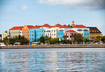 Fototapeta premium View of Otrobanda district in Willemstad, Curacao