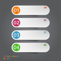 Obraz premium Infographics Banner, Label, Tag designs Template.