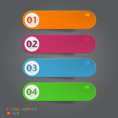 Fototapeta premium Infographics Banner, Label, Tag designs Template.