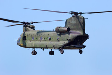 Fototapeta na wymiar Chinook transport helicopter
