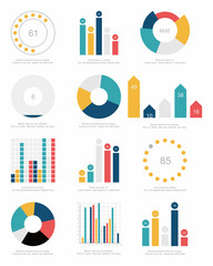 set of infographics elements