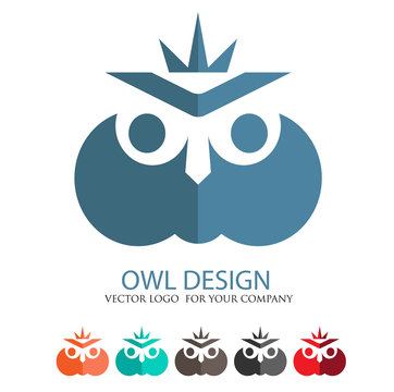 Owl design logo