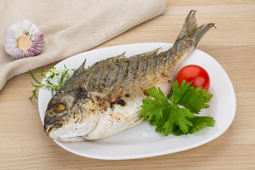 Grilled dorado