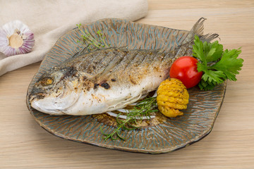 Grilled dorado