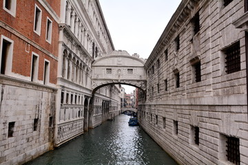 Fototapeta na wymiar Bridge of Sighs,Venice Italy.