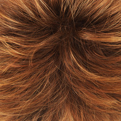 Naklejka premium Hair fragment as a background composition