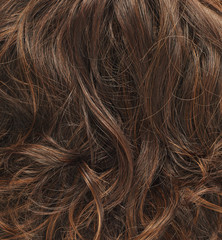 Naklejka premium Hair fragment as a background composition