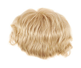 Fototapeta premium Hair wig isolated