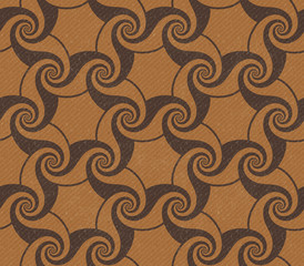 Seamless pattern with swirls, JPG contains clipping path