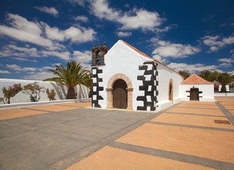 Fototapeta na wymiar Tindaya village, Ermita de Nuestra Senora de la Caridad