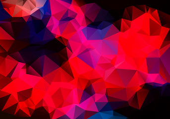 Multicolored background polygon © PT88