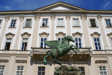 Pegasus sculpture in the Mirabell Garden ,Salzburg