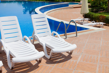 rest in paradise - at the pool