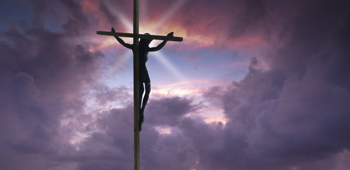 Naklejki  Jezus Chrystus na krzyżu