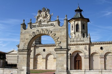 Fototapeta na wymiar château du vignoble bordelais