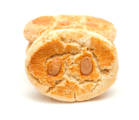 traditional canarian soft biscuits of butter and almonds,