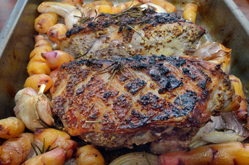 Roast Leg of Lamb with Rosemary