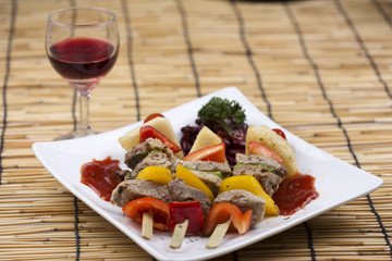 grilled beef barbeque