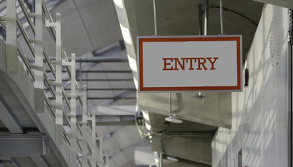 Signage at the Airport