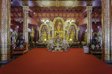 Temple with old North architecture, Chiangmai, Thailand
