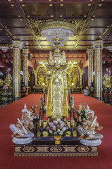 Temple with old North architecture, Chiangmai, Thailand