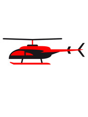 Cooler Heli schwarz rot © Style-o-Mat-Design