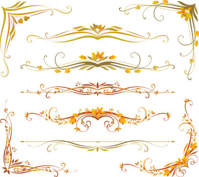 Autumn Scroll Set