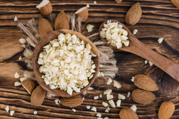 Small bowl with Minced Almonds